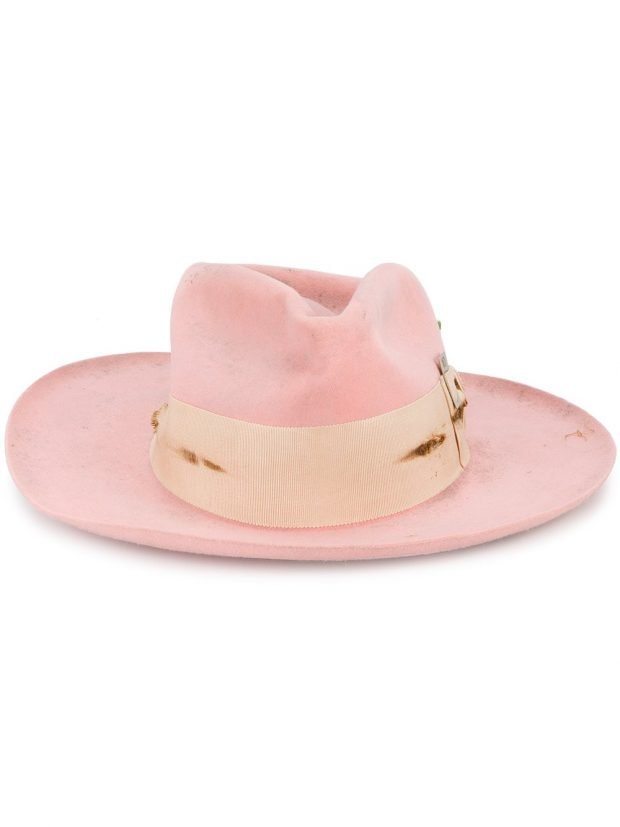 ковбойская шляпа розовая