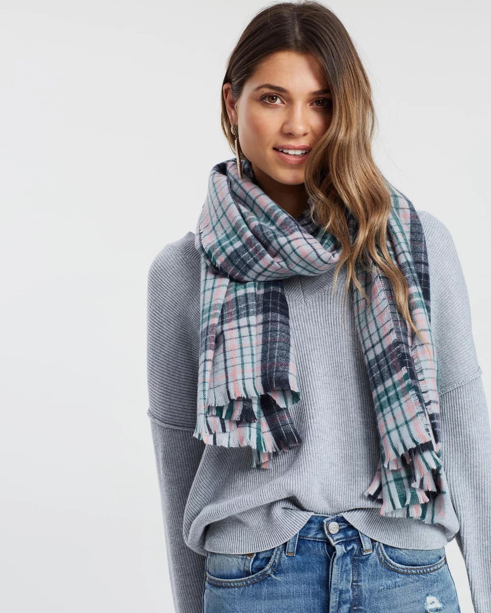 Модные шарфы на зиму
